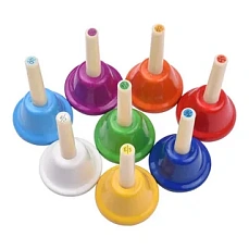 90840400 Latino Hand Bells GHB S Колокольчики на палочке, 13 бубенцов, Sonor