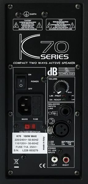 Активная акустическая система dB Technologies K 70