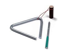 90841100 Global Triangle GTR 10 Треугольник с палочкой, 10см, Sonor